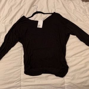 H&M Black Long-Sleeve Shirt